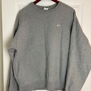 Nike Men's Classic Gray Crewneck Sweater